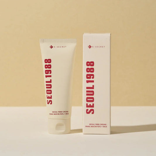 K-SECRET SEOUL 1988 Cream : Snail Mucin 93% + Rice 100ml K Secret